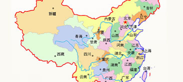 纯CSS制作鼠标划过变色中国地图网页特效
